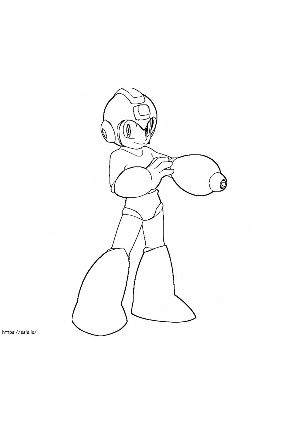 Mega Man 2 coloring page
