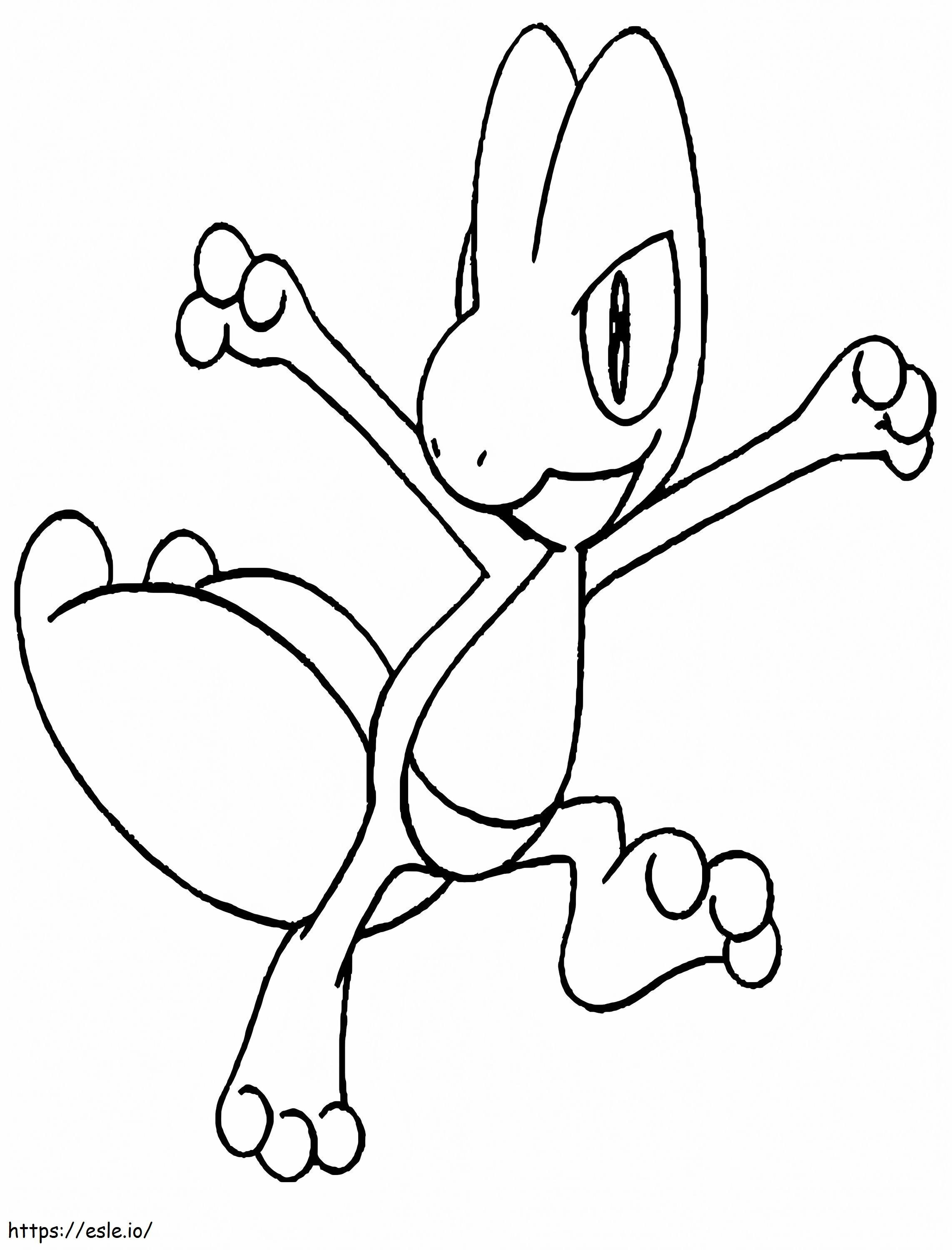 Awesome Treecko coloring page