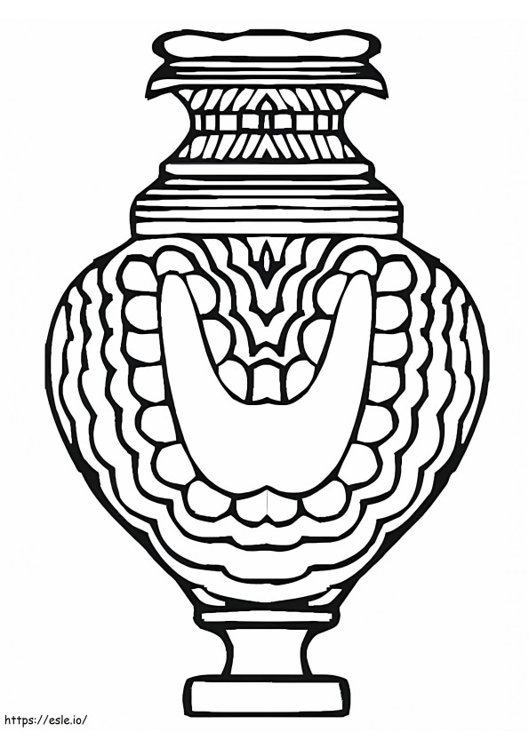 Free Vase coloring page