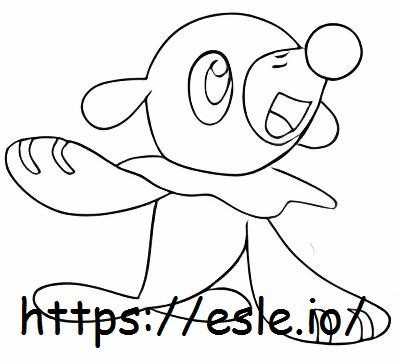 Popplio coloring page