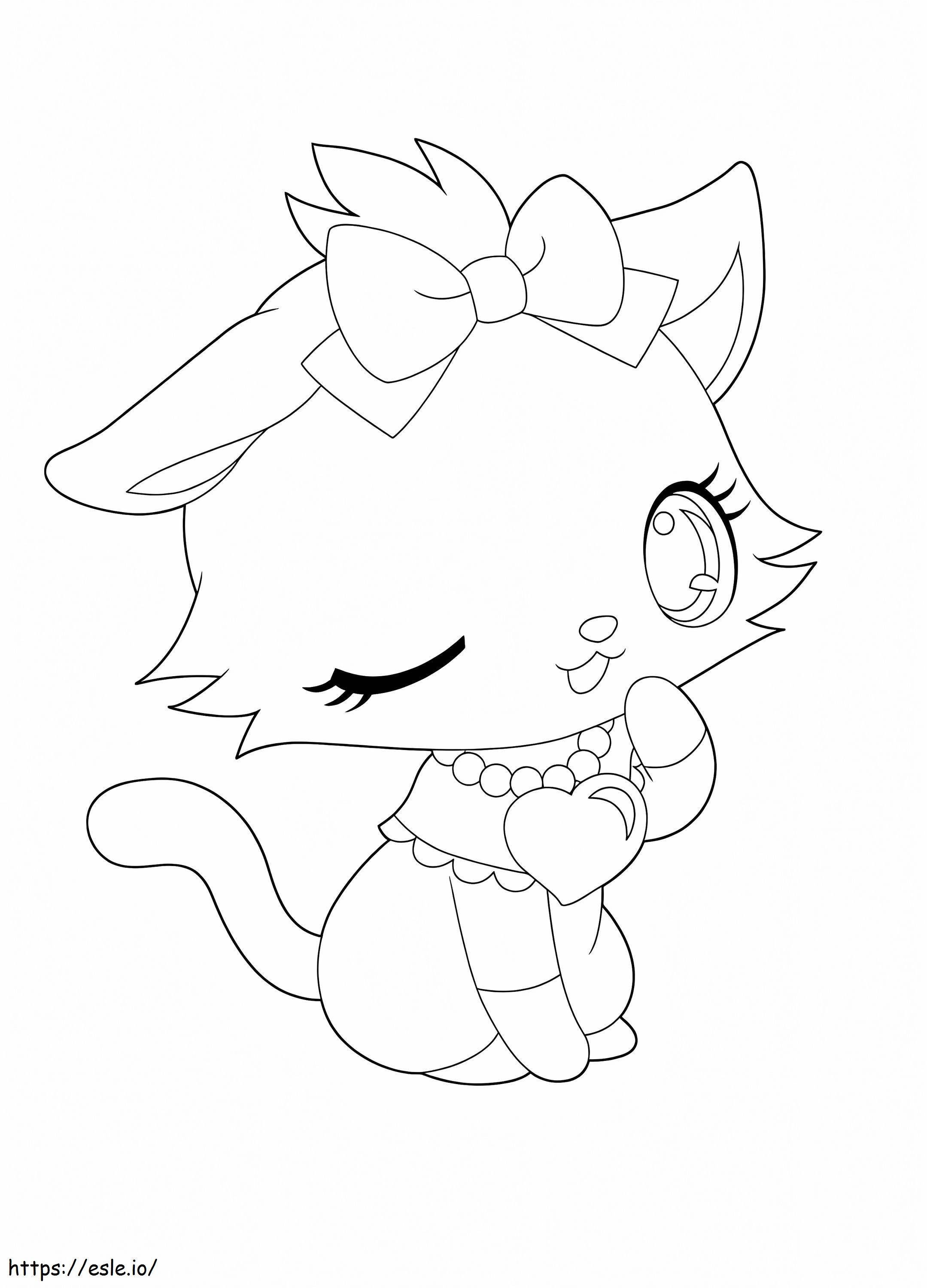 Free Jewelpets coloring page
