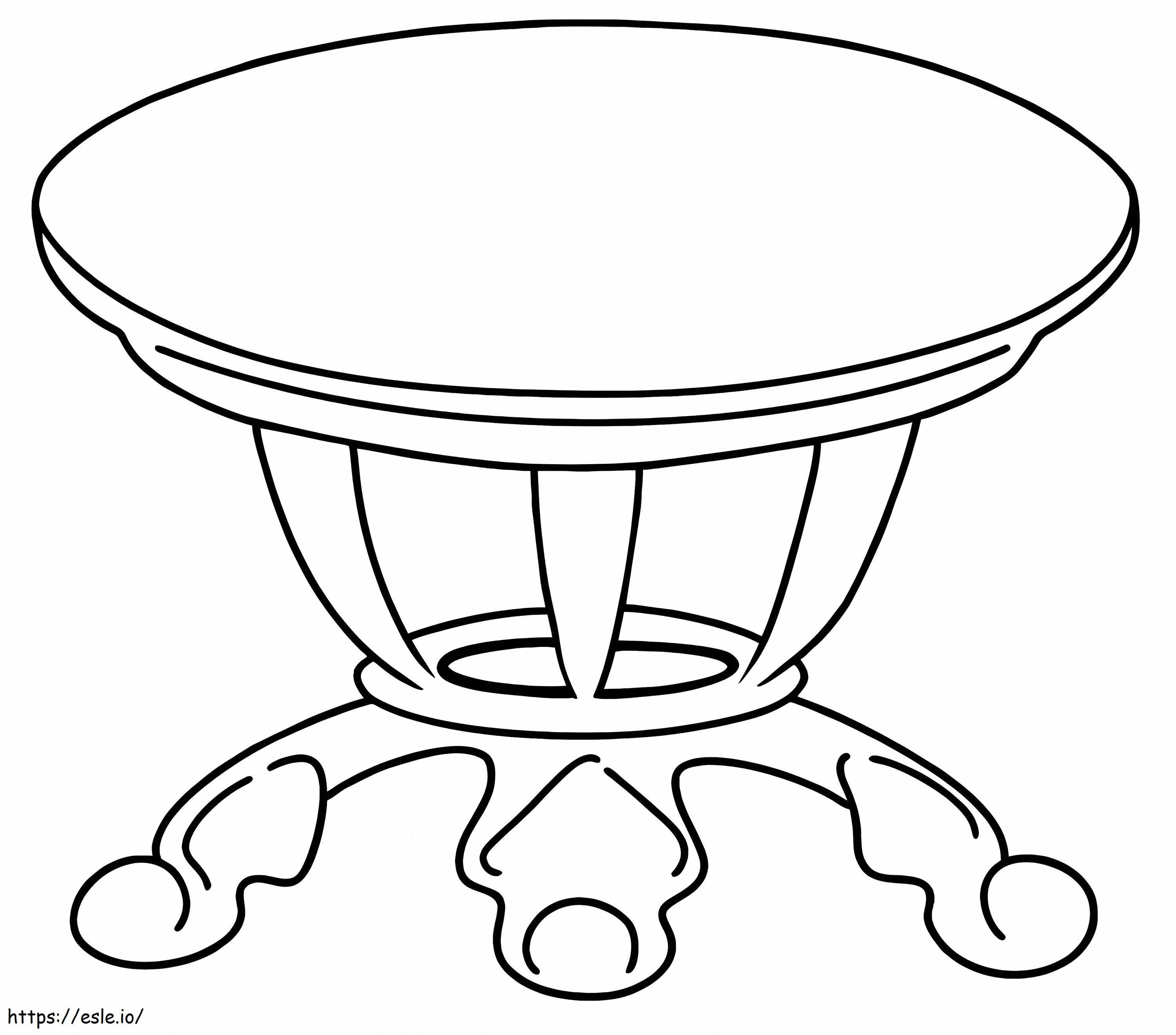 Table To Print coloring page