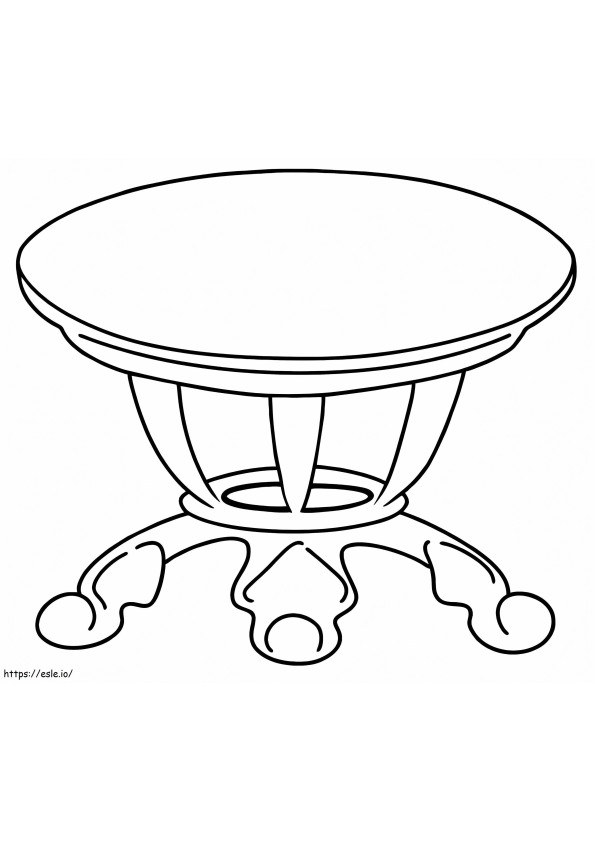 Table To Print coloring page