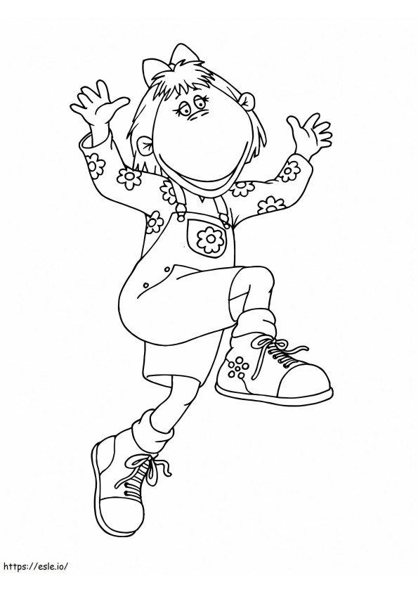 Beautiful Smiling coloring page