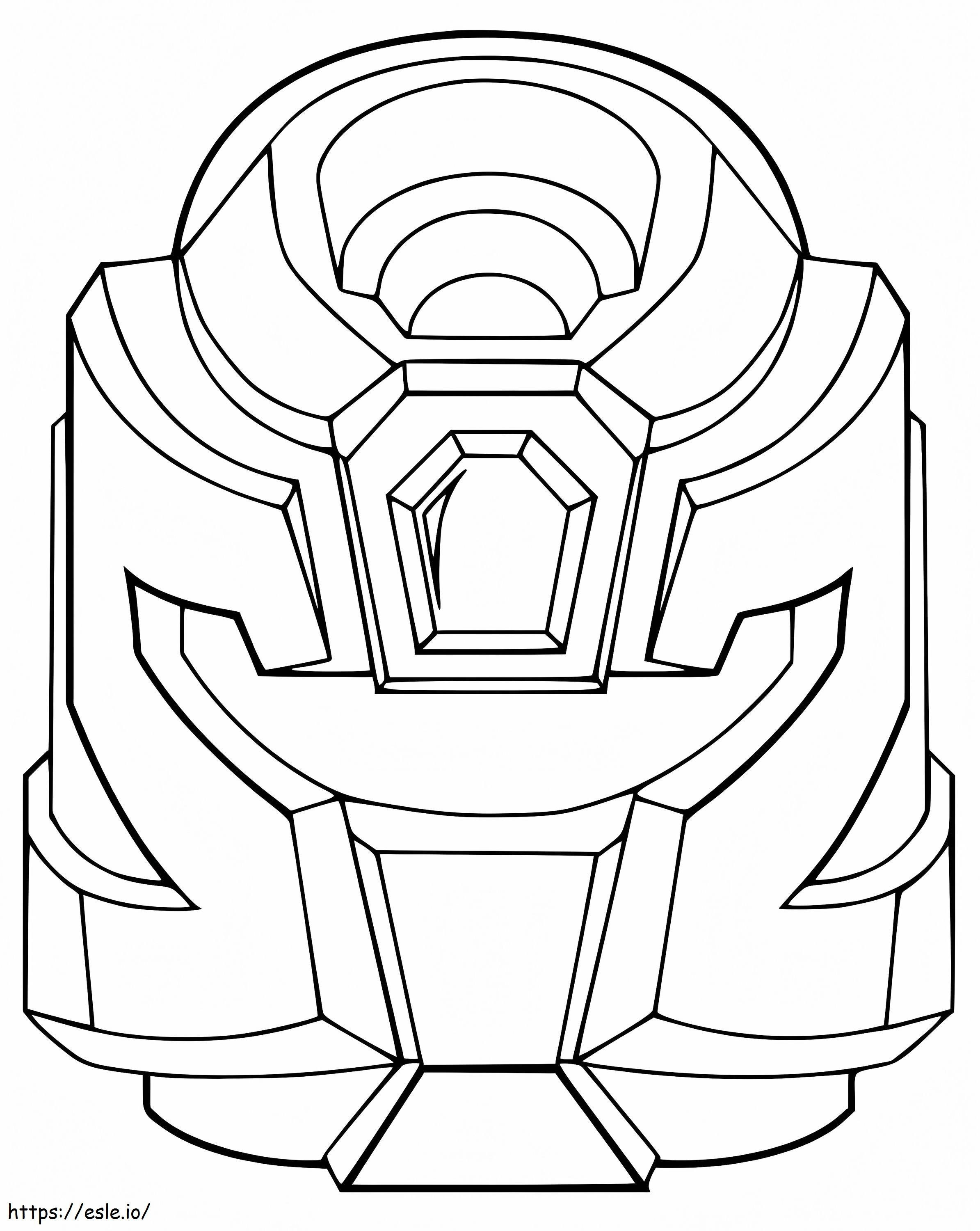 Tobot Z Mask coloring page