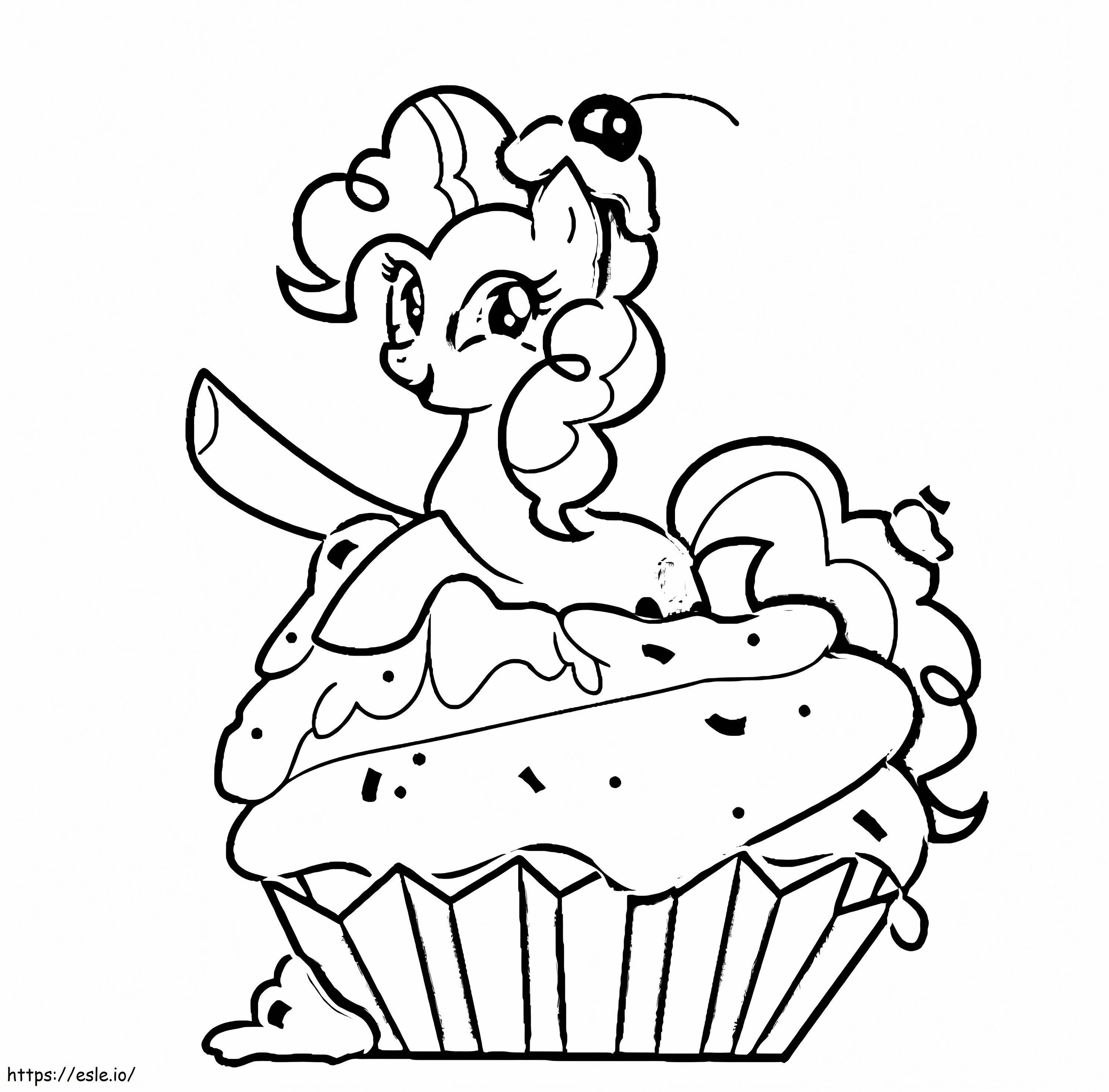 Big Brownie Pinkie Pie coloring page
