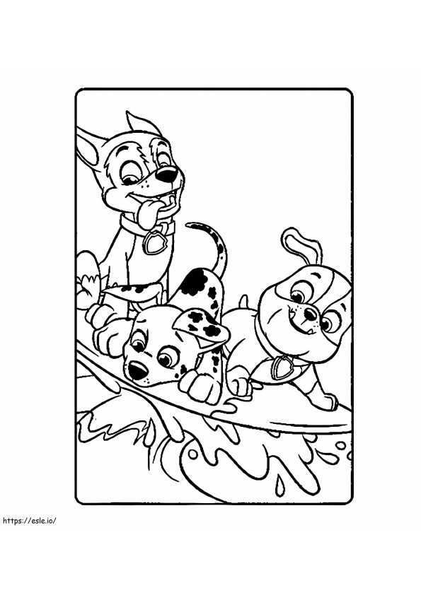 Chase Paw Patrol 34 coloring page