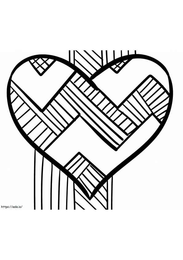 Heart Printable coloring page