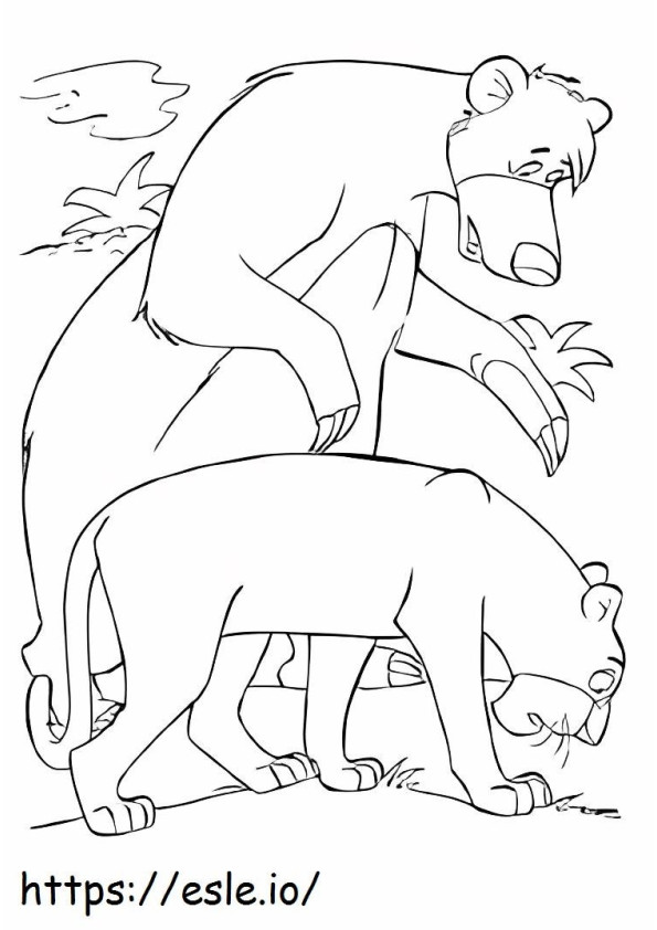 Baloo és Bagheera beszél