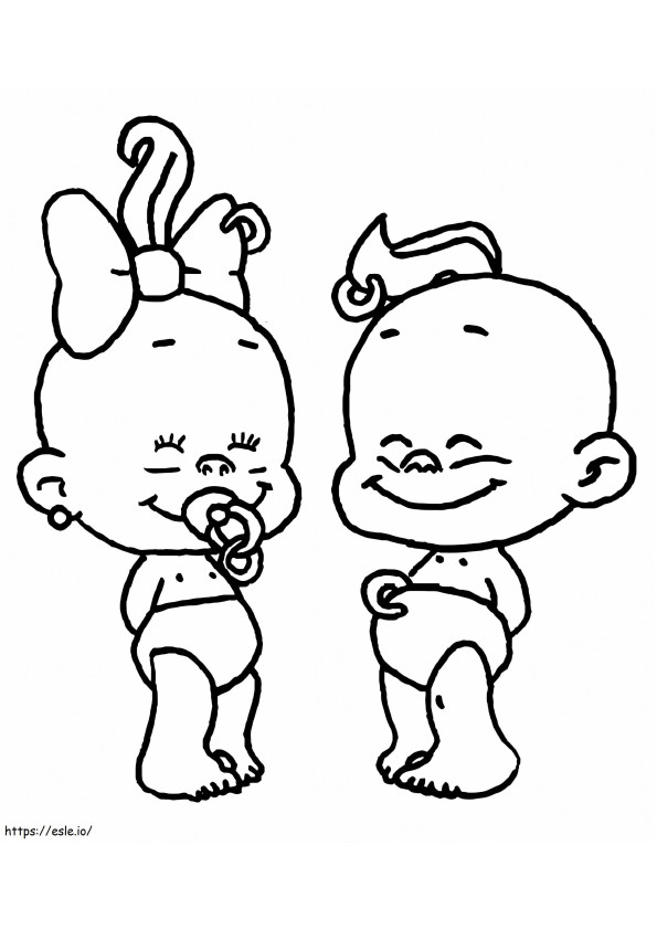 Winni Diaper For Kids coloring page