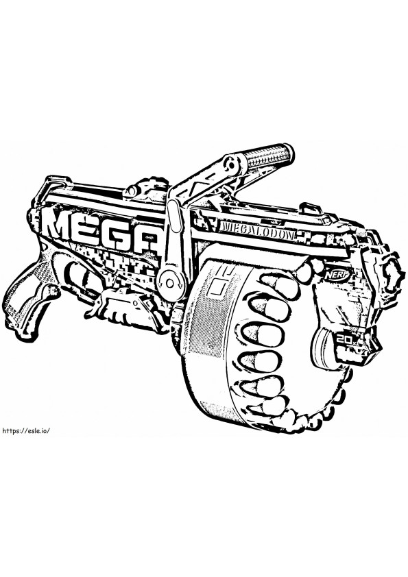 Normal Machine Gun coloring page