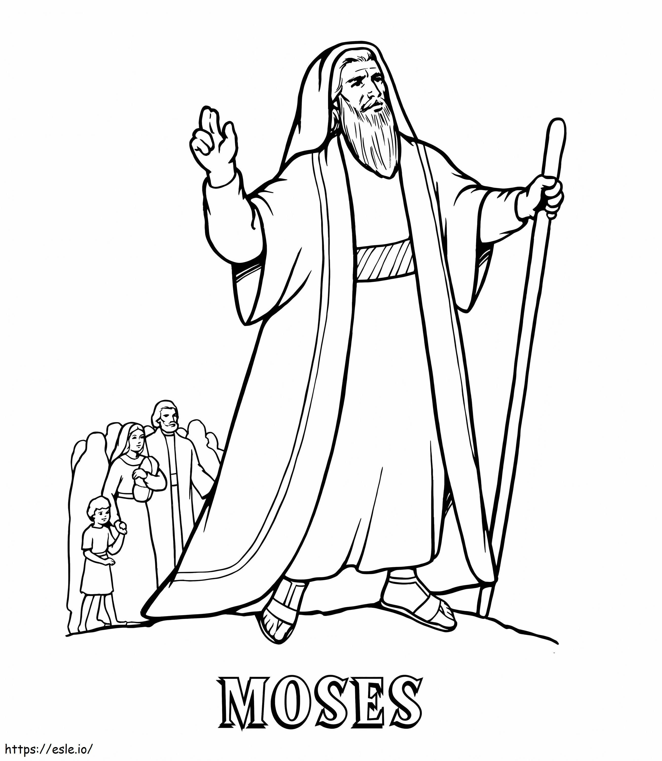 Bible Of Moses Coloring Pages coloring page