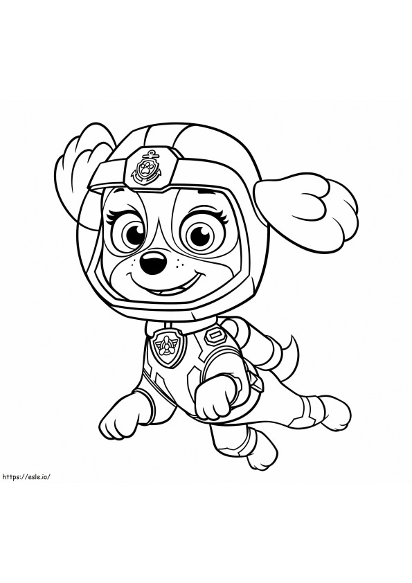 Skye From Paw Patrol 7 coloring page