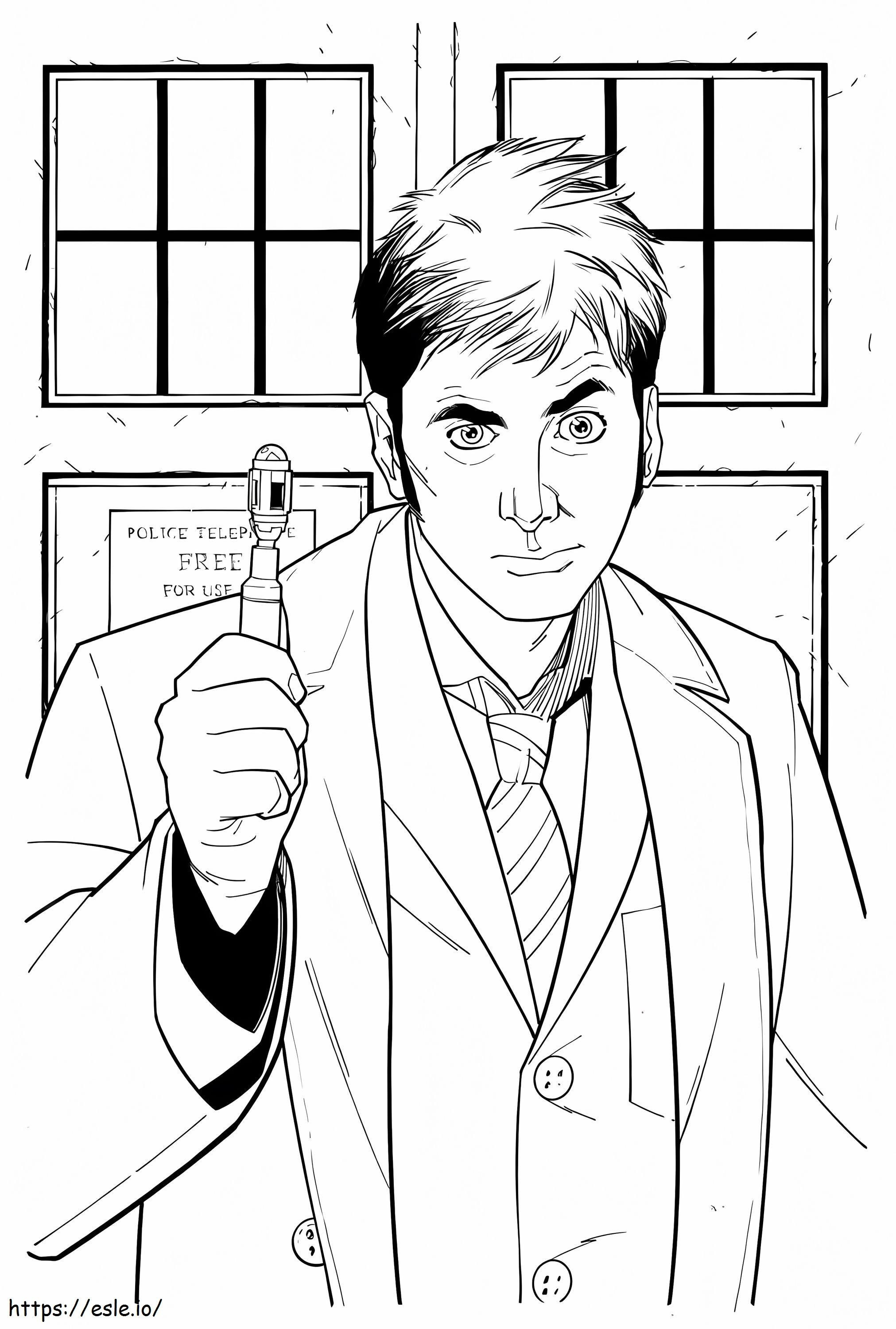 Free Doctor Who coloring page