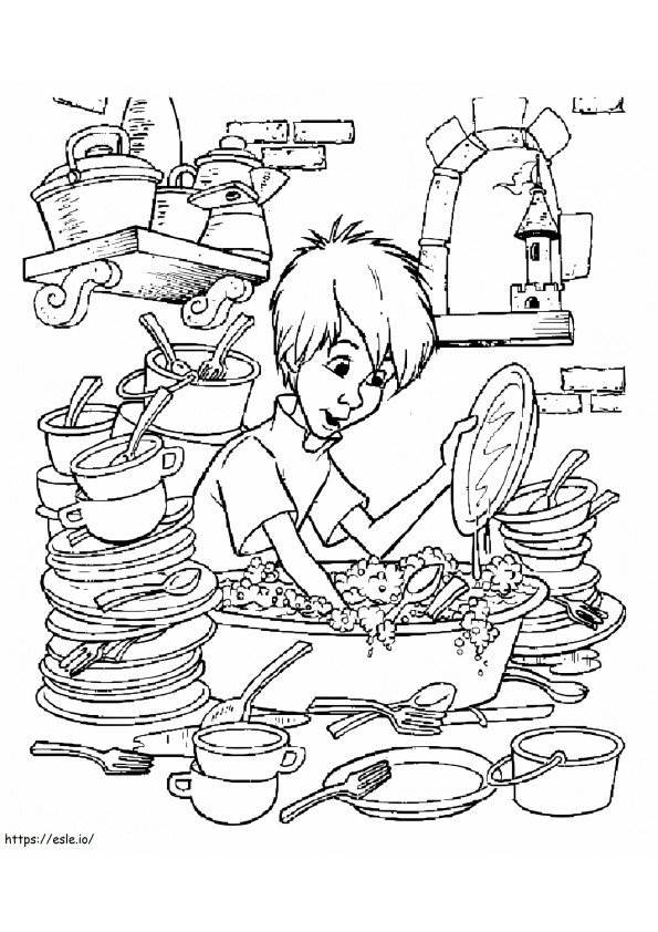 Arthur From The Sword In The Stone coloring page