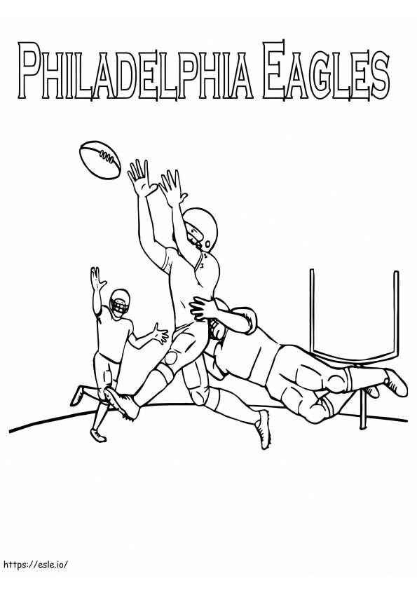 Nfl Philadelphia Eagles Player coloring page