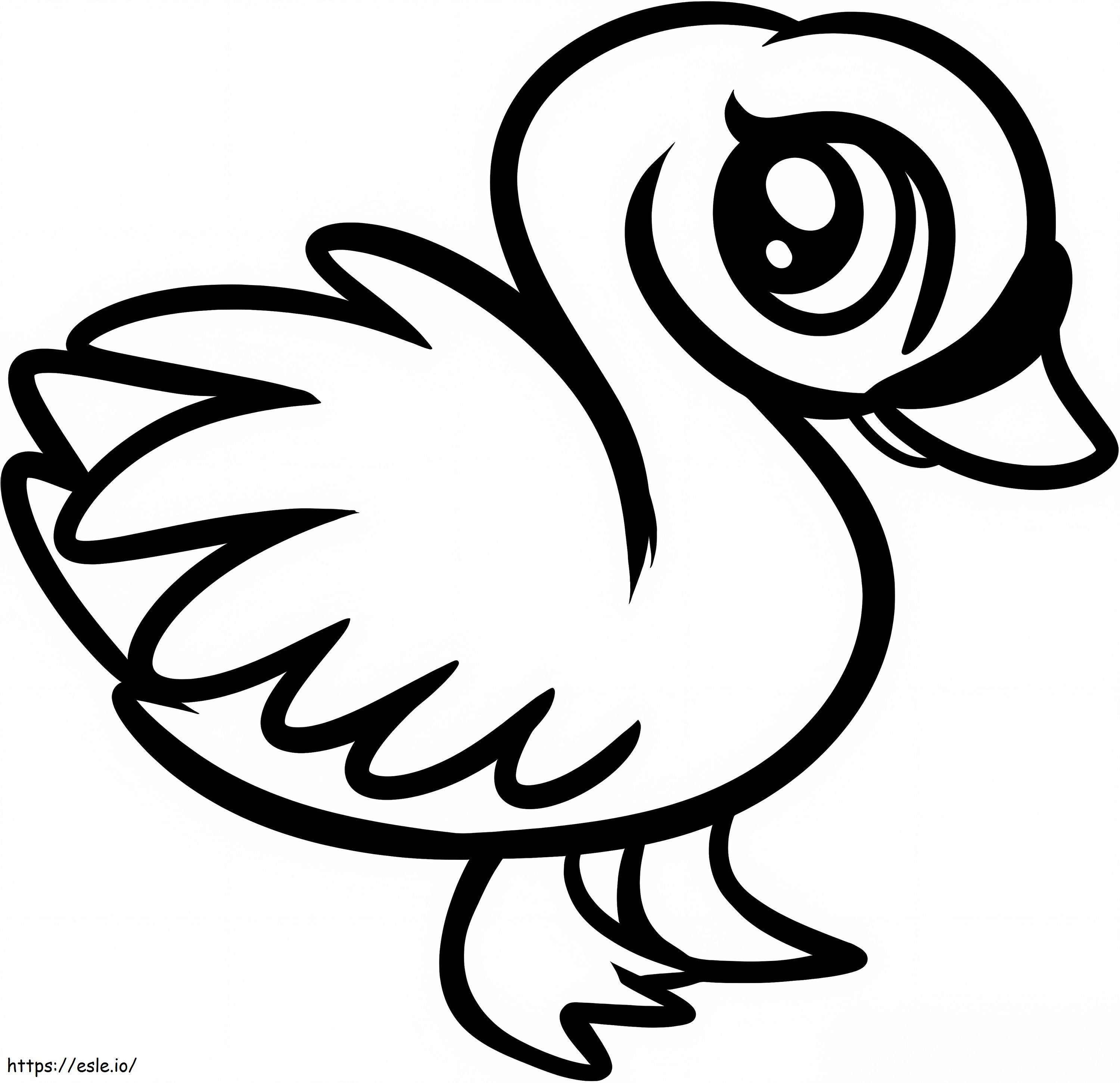 1560324624 Cute Swan A4 coloring page