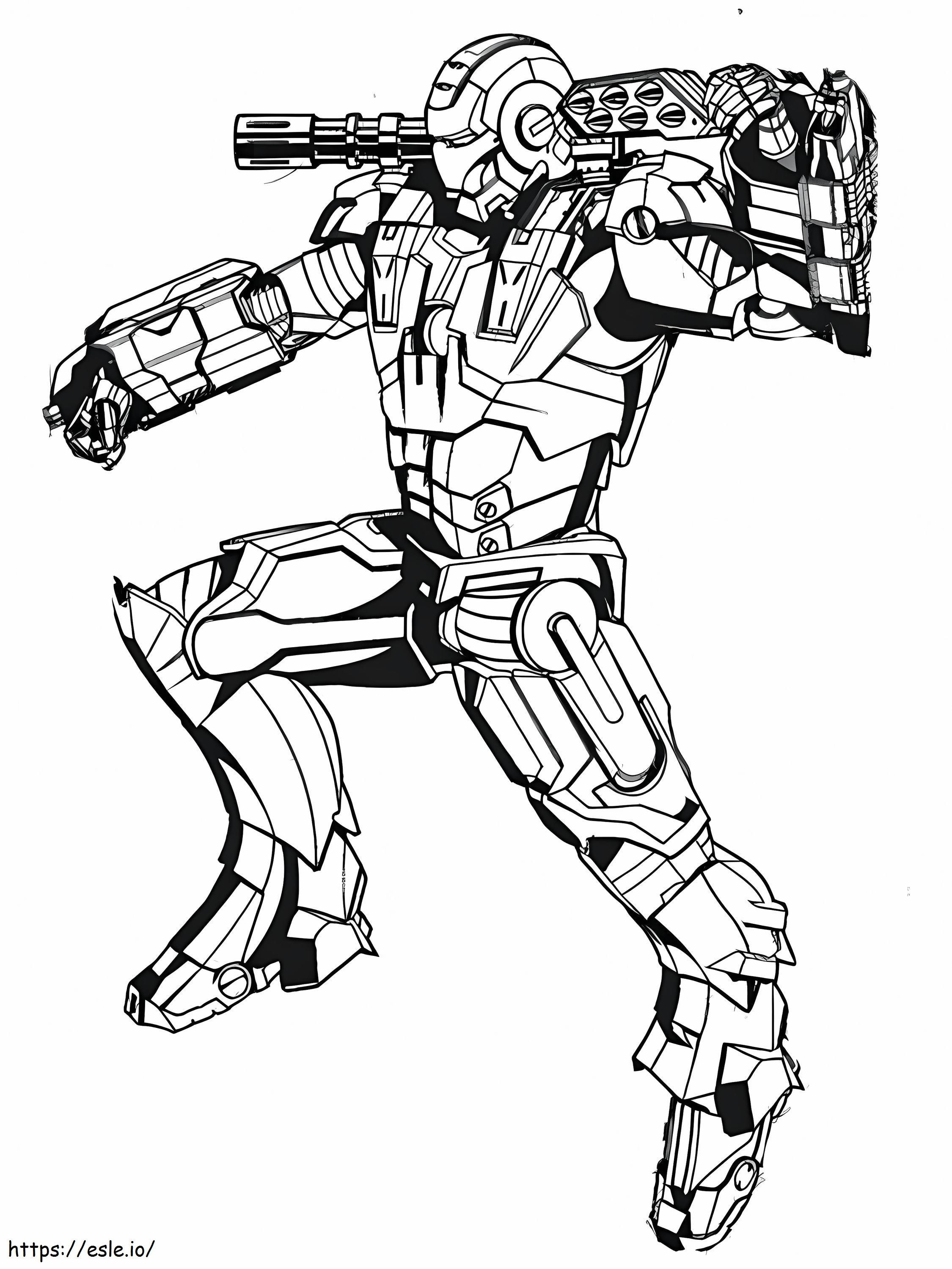War Machine Is Cool coloring page
