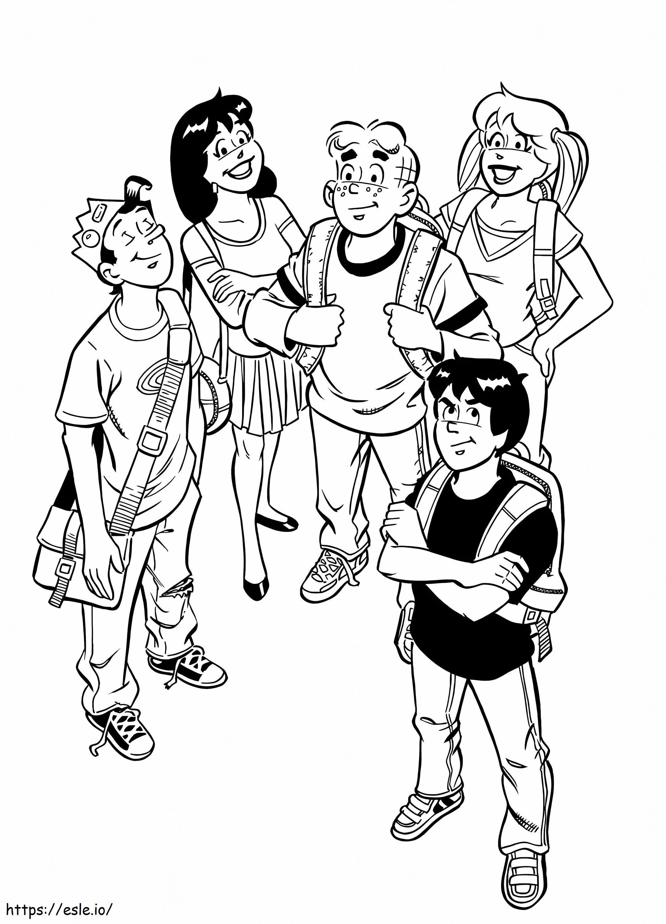 Riverdale 6 coloring page