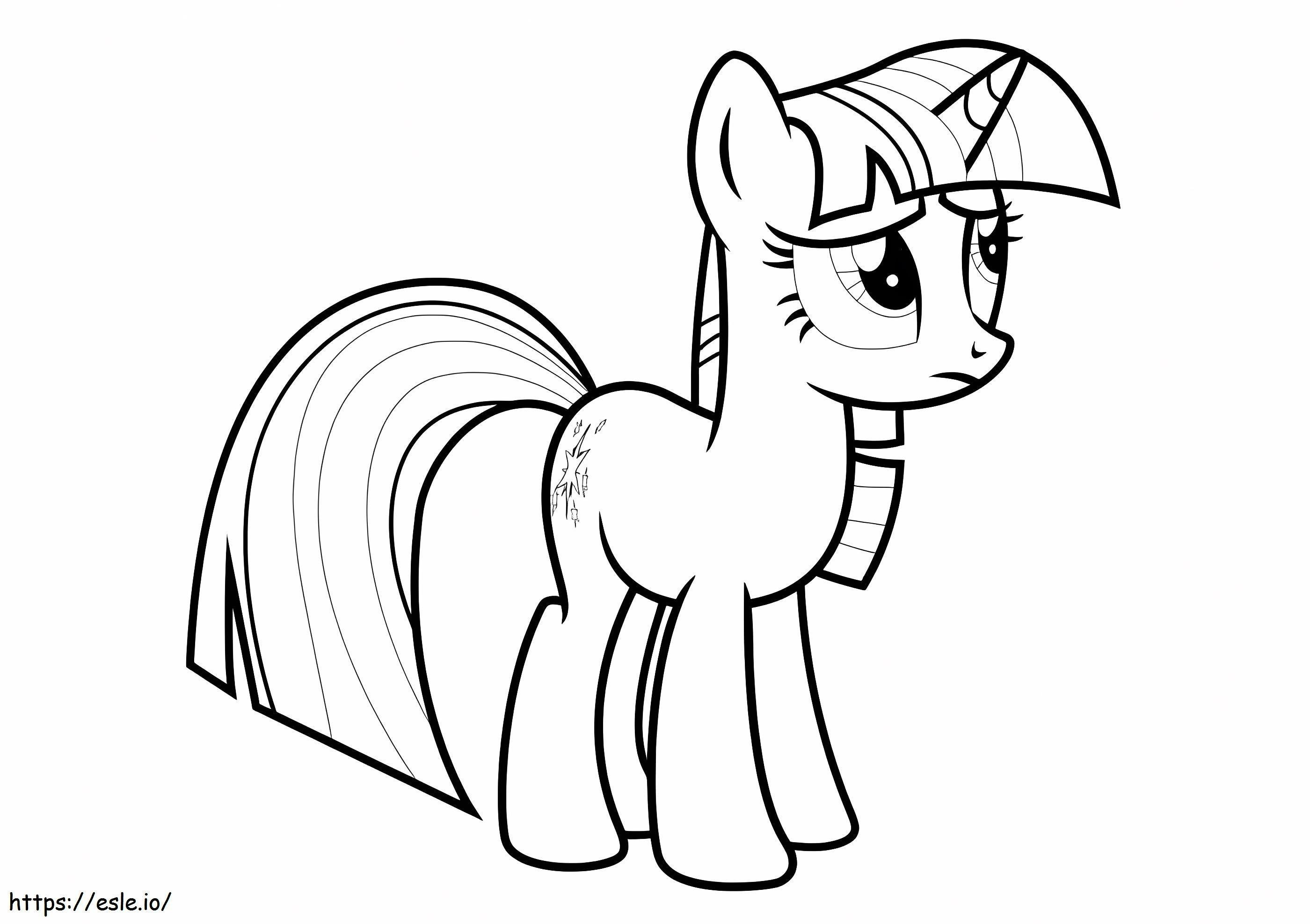Twilight Sparkle For Girls coloring page
