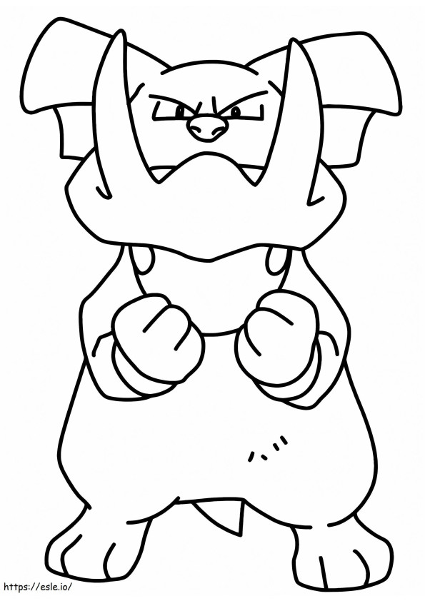 Granbull In Pokemon coloring page