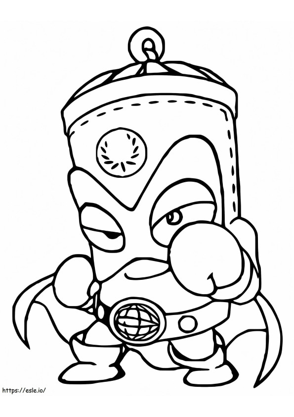 The Champ Superzings coloring page