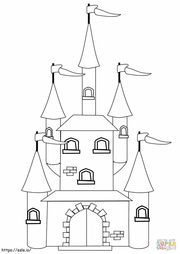 1539396153_Fantasy Castle coloring page