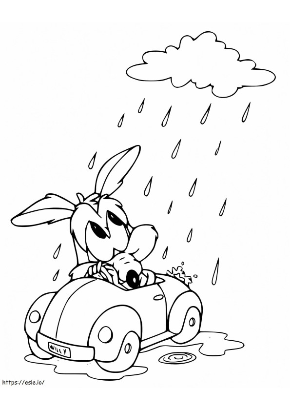 Imprimible Bebé Wile E Coyote