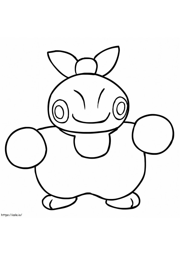 makuhita coloring pages pokemon