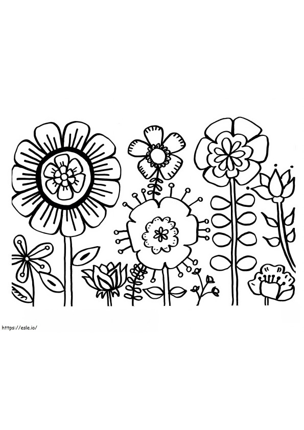 Coloriage Fleur fraîche à imprimer dessin