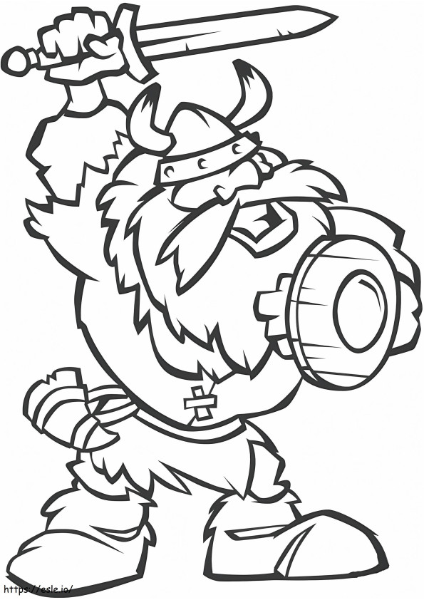 Viking de dessin animé