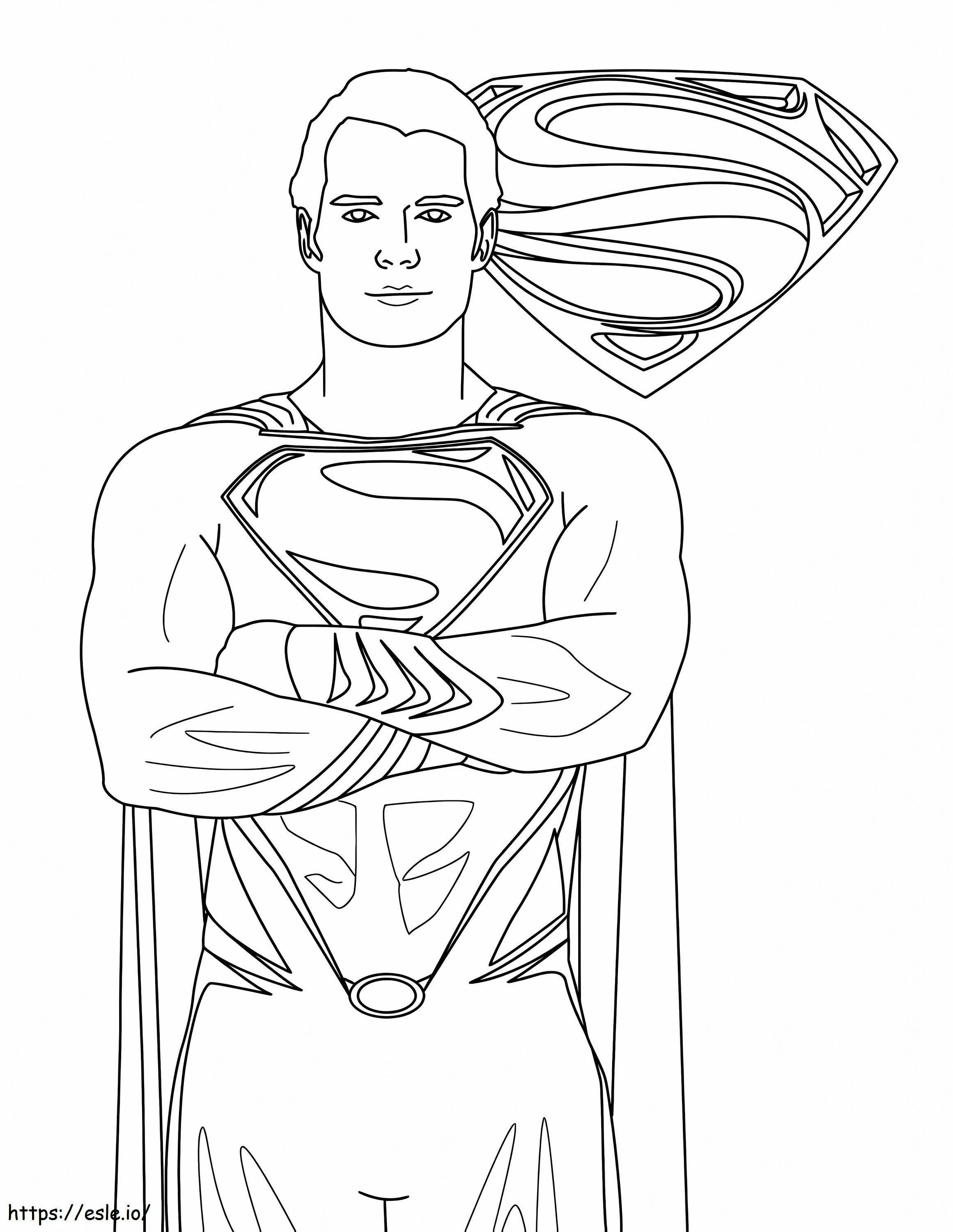 Dobry Supermanie kolorowanka