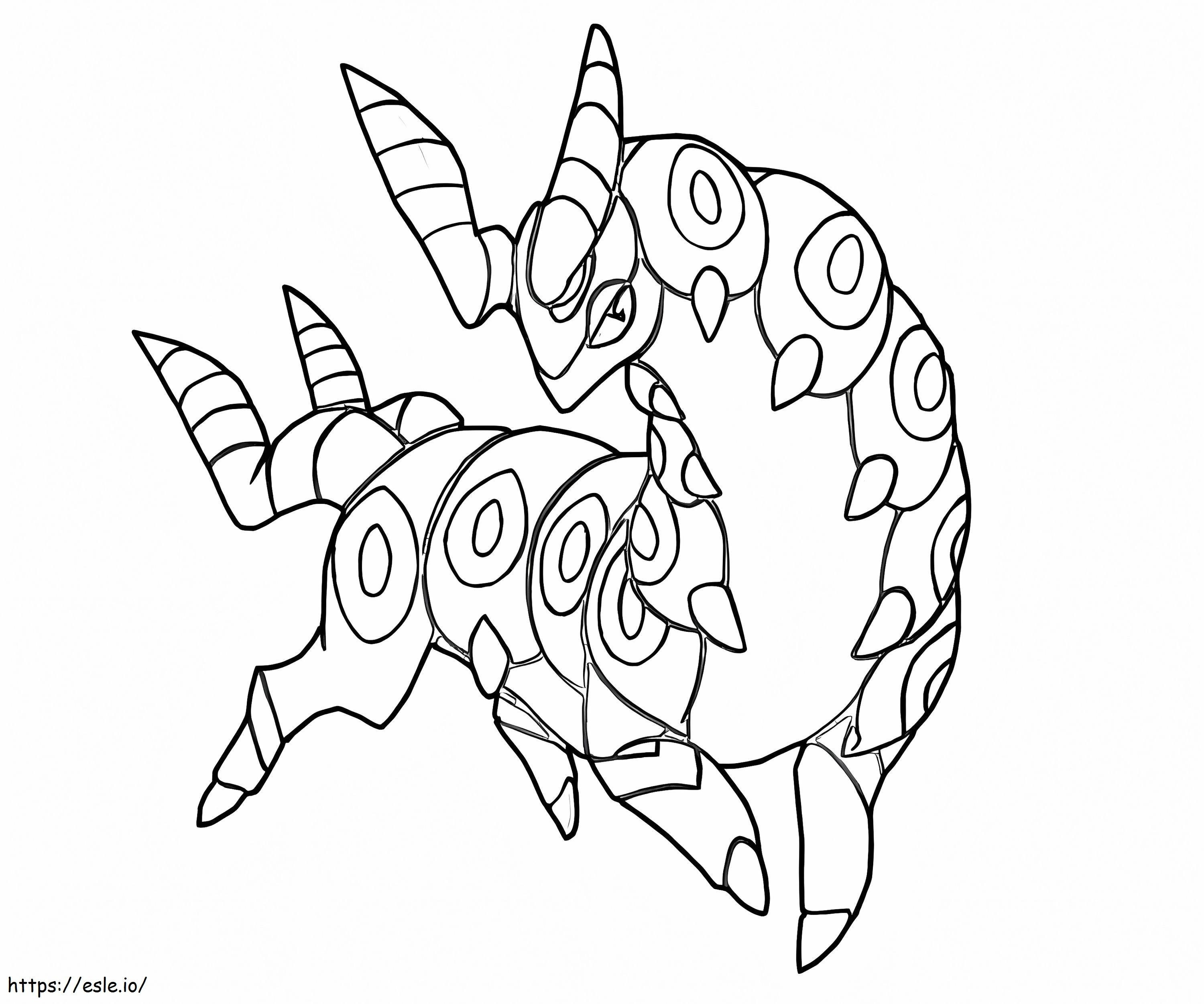 Coloriage Pokémon Scolipède imprimable à imprimer dessin