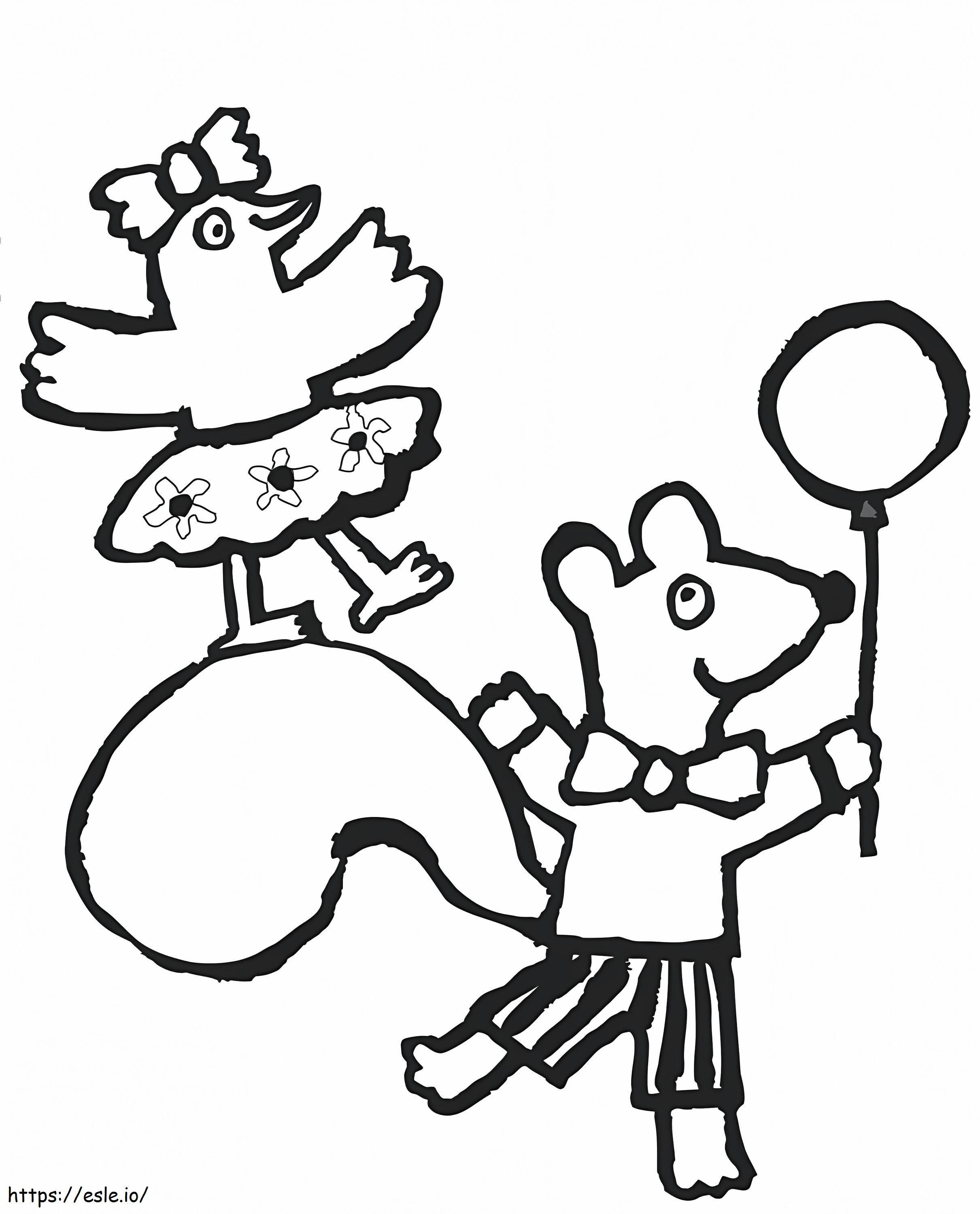 Tallulah And Cyril coloring page
