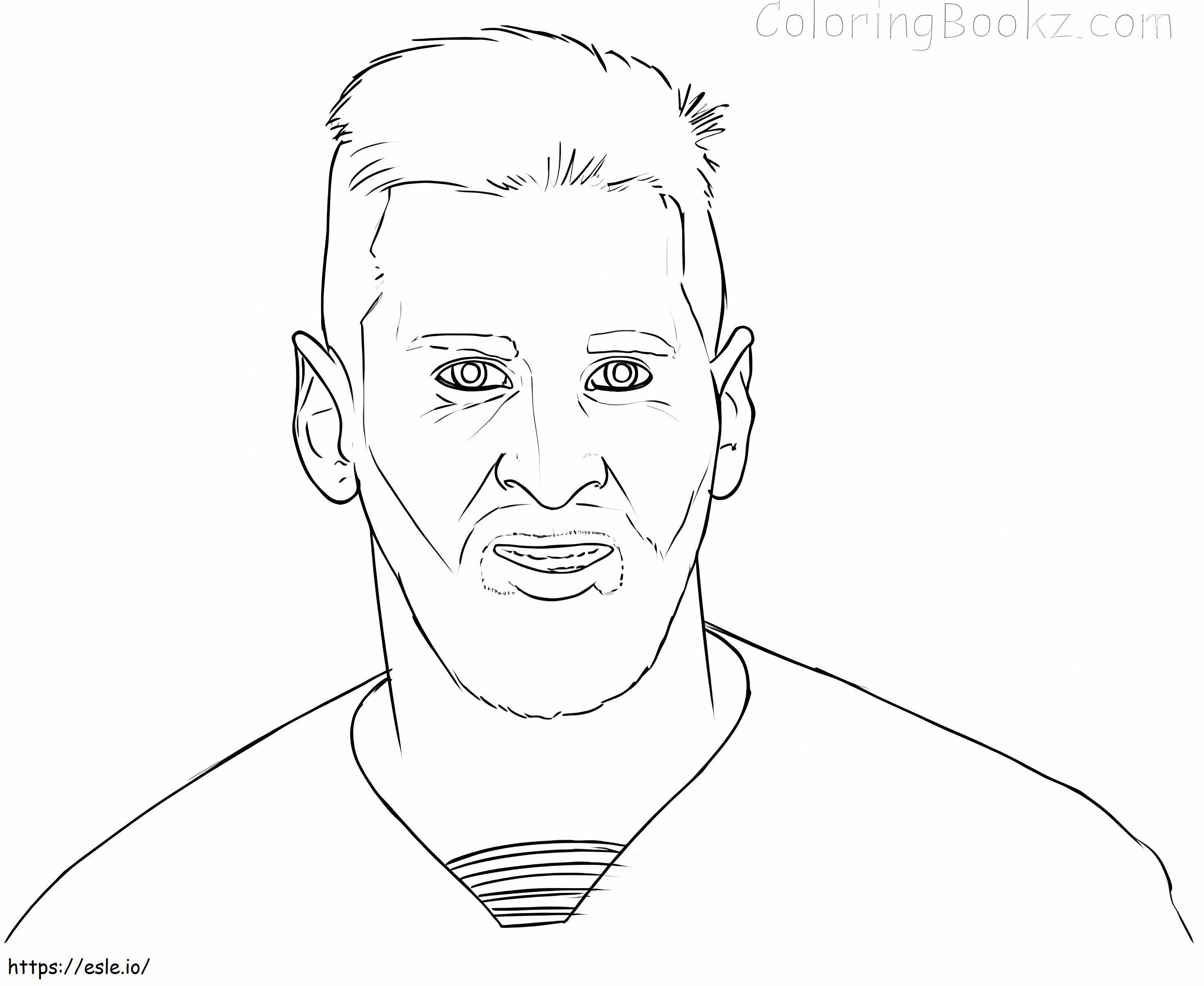 Good Messi coloring page
