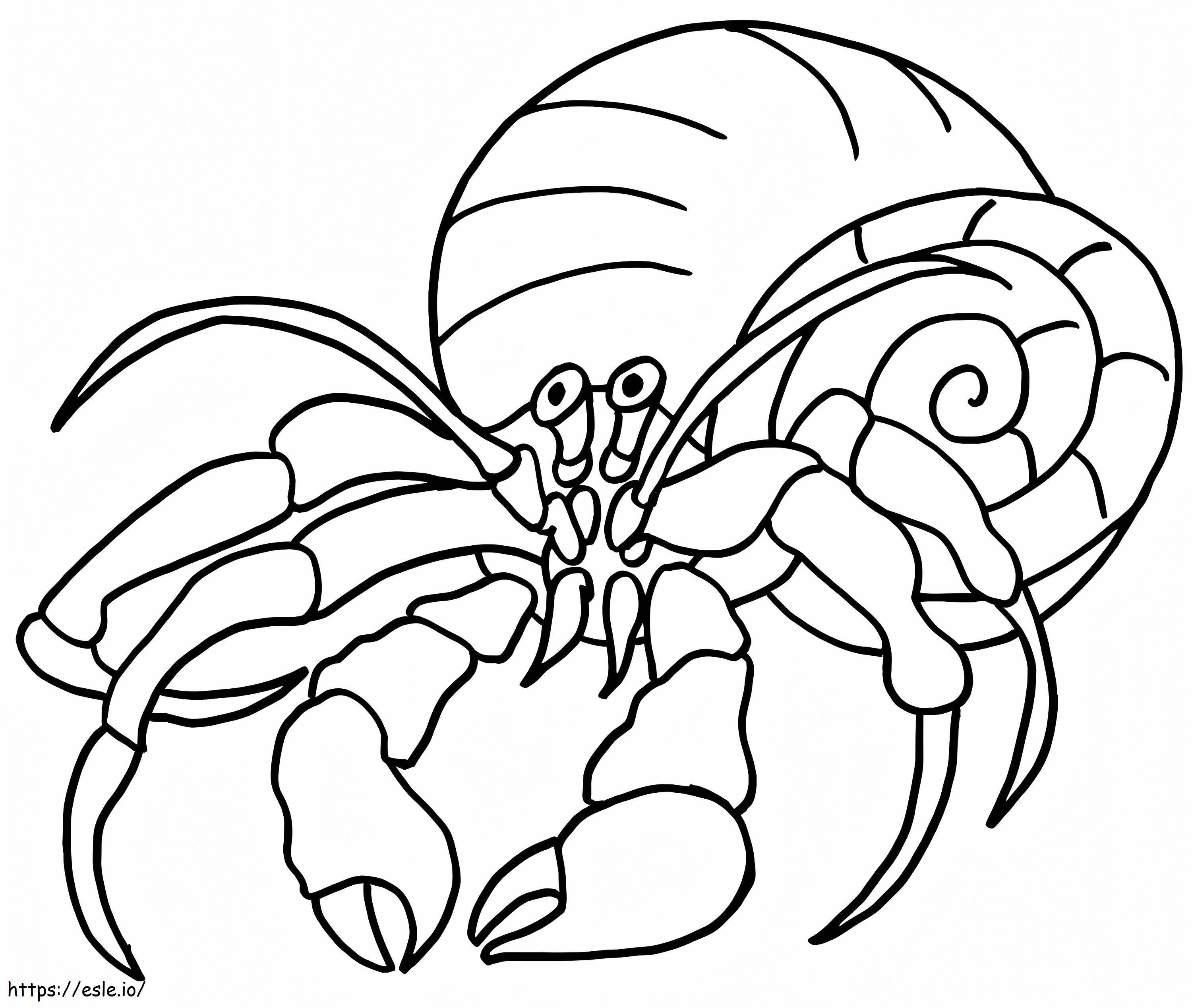 Hermit Crab 4 coloring page