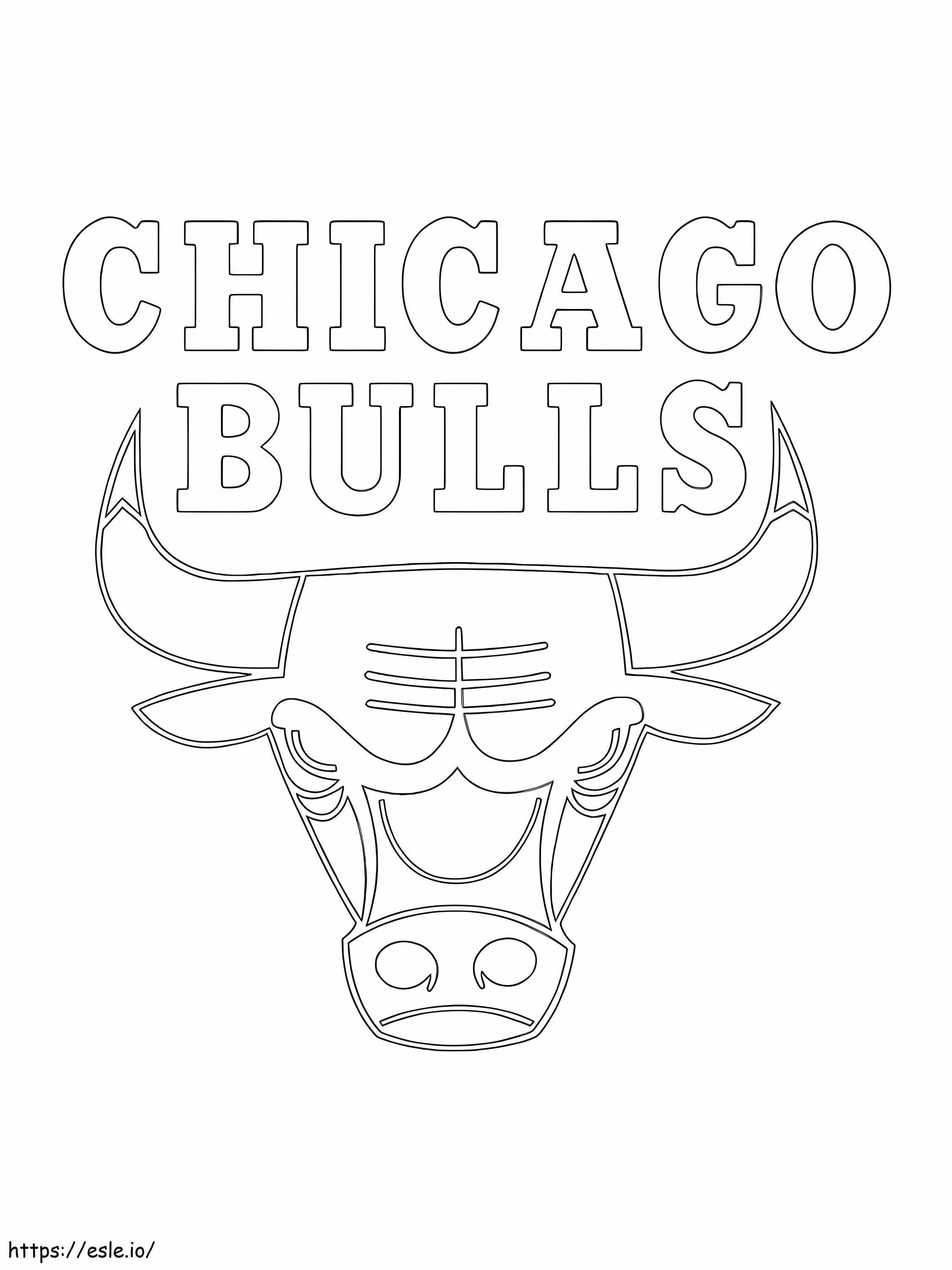 1579058129 Logotipo de los Toros de Chicago para colorear