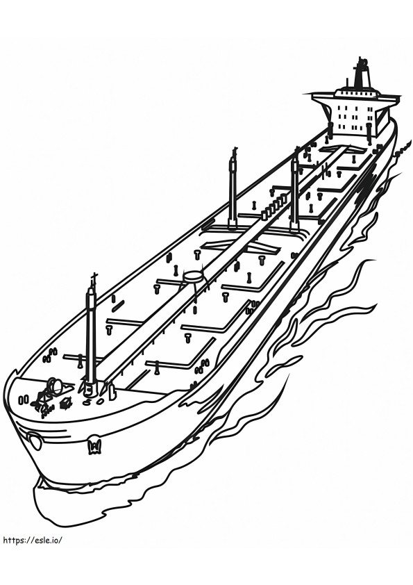 Frachtschiff ausmalbilder