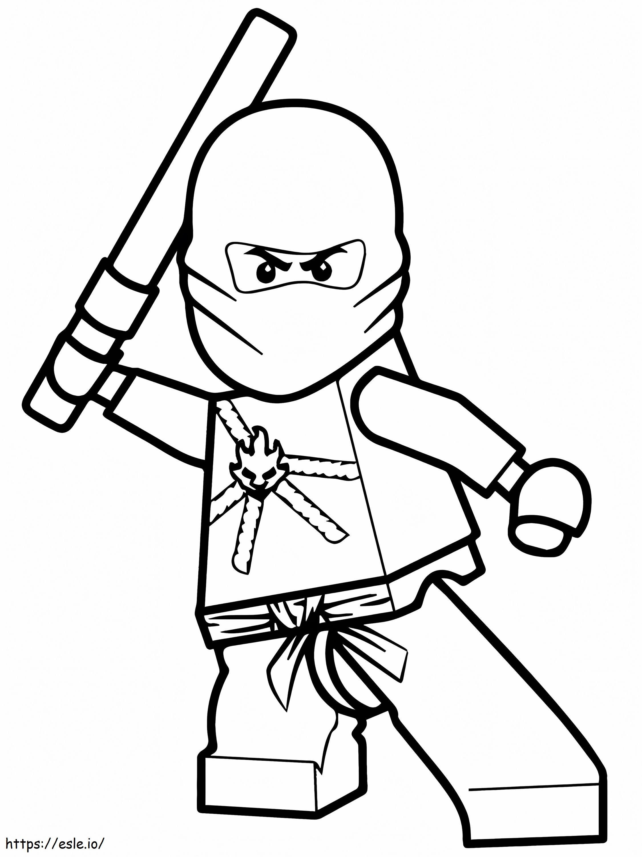 Ninjago 6 Ausmalbild zum Ausdrucken