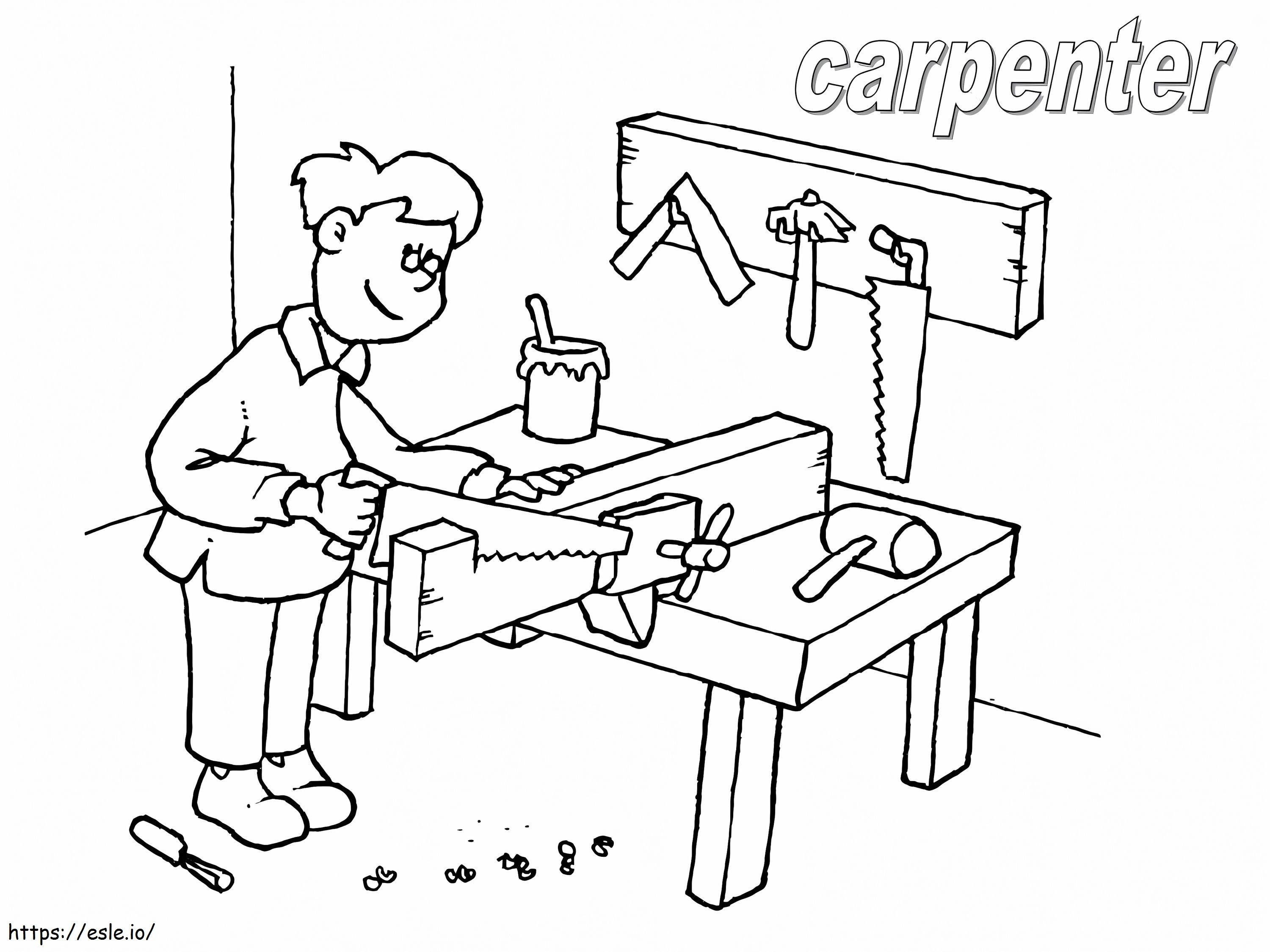 Carpenter 10 coloring page