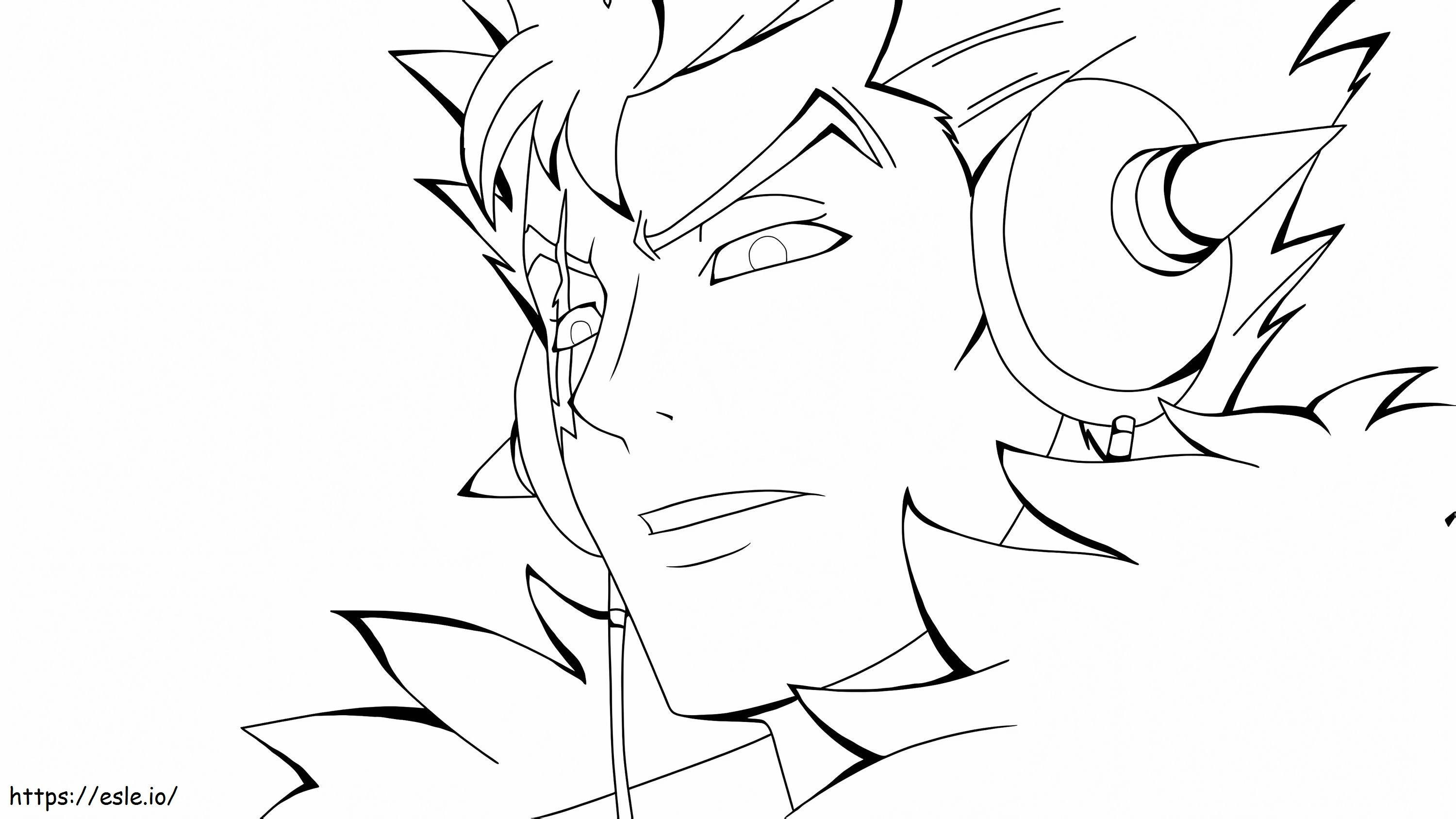 Fairy Tail Laxus coloring page