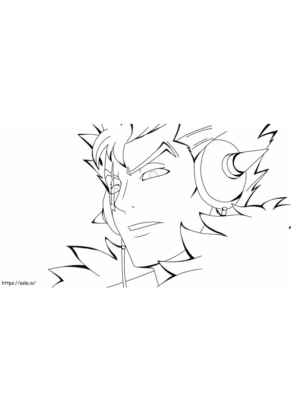 Fairy Tail Laxus coloring page