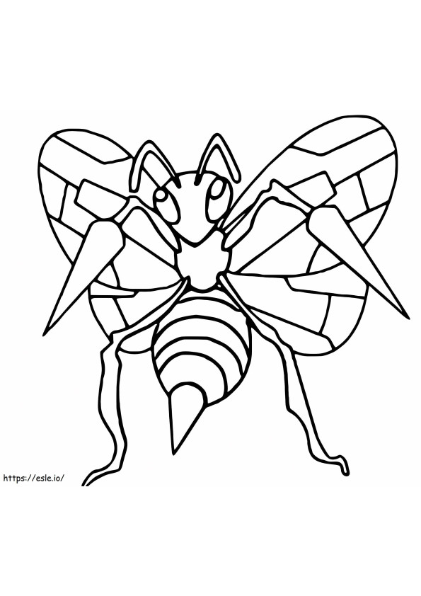 Beedrill 1 coloring page