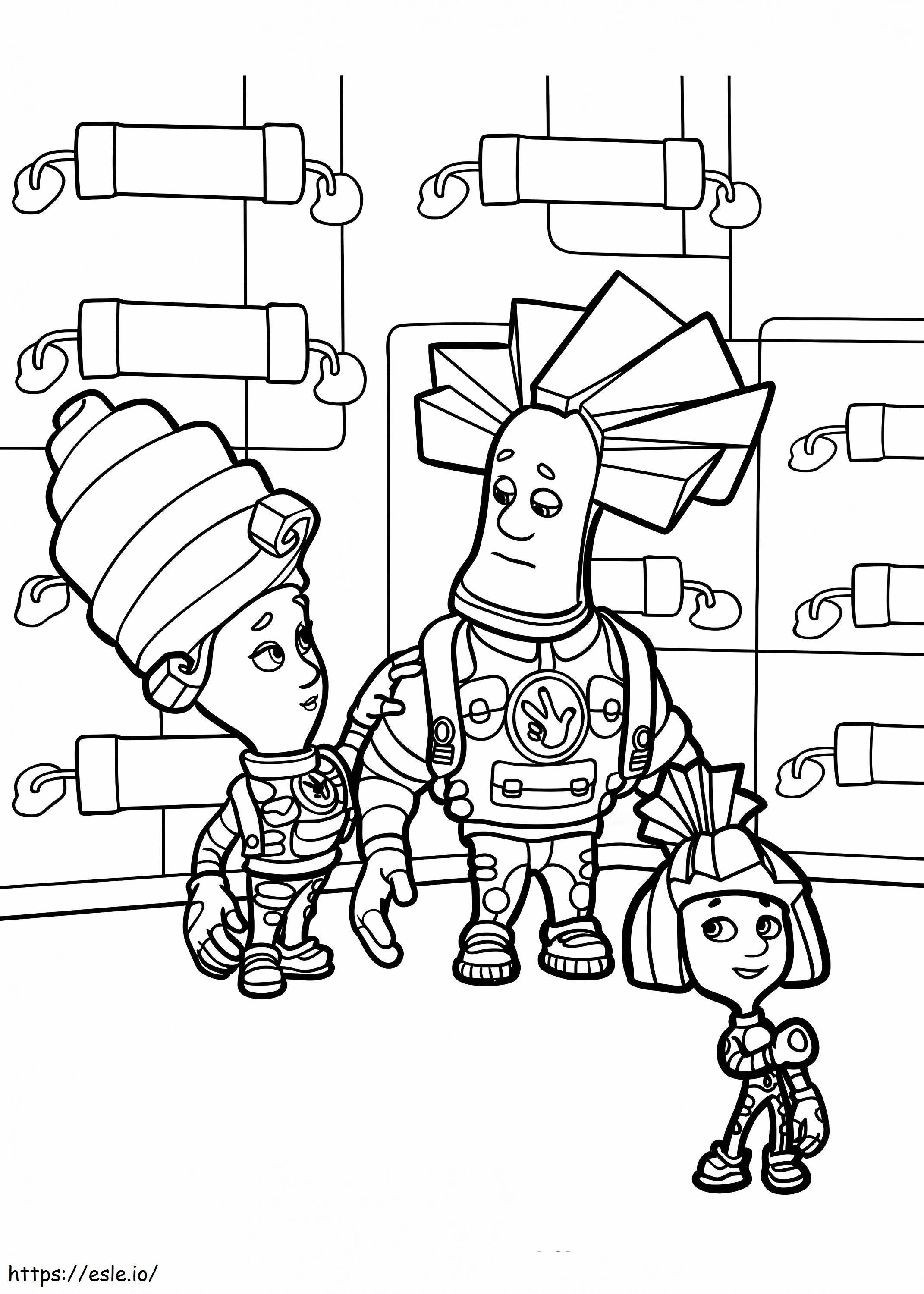 The Fixies Characters coloring page