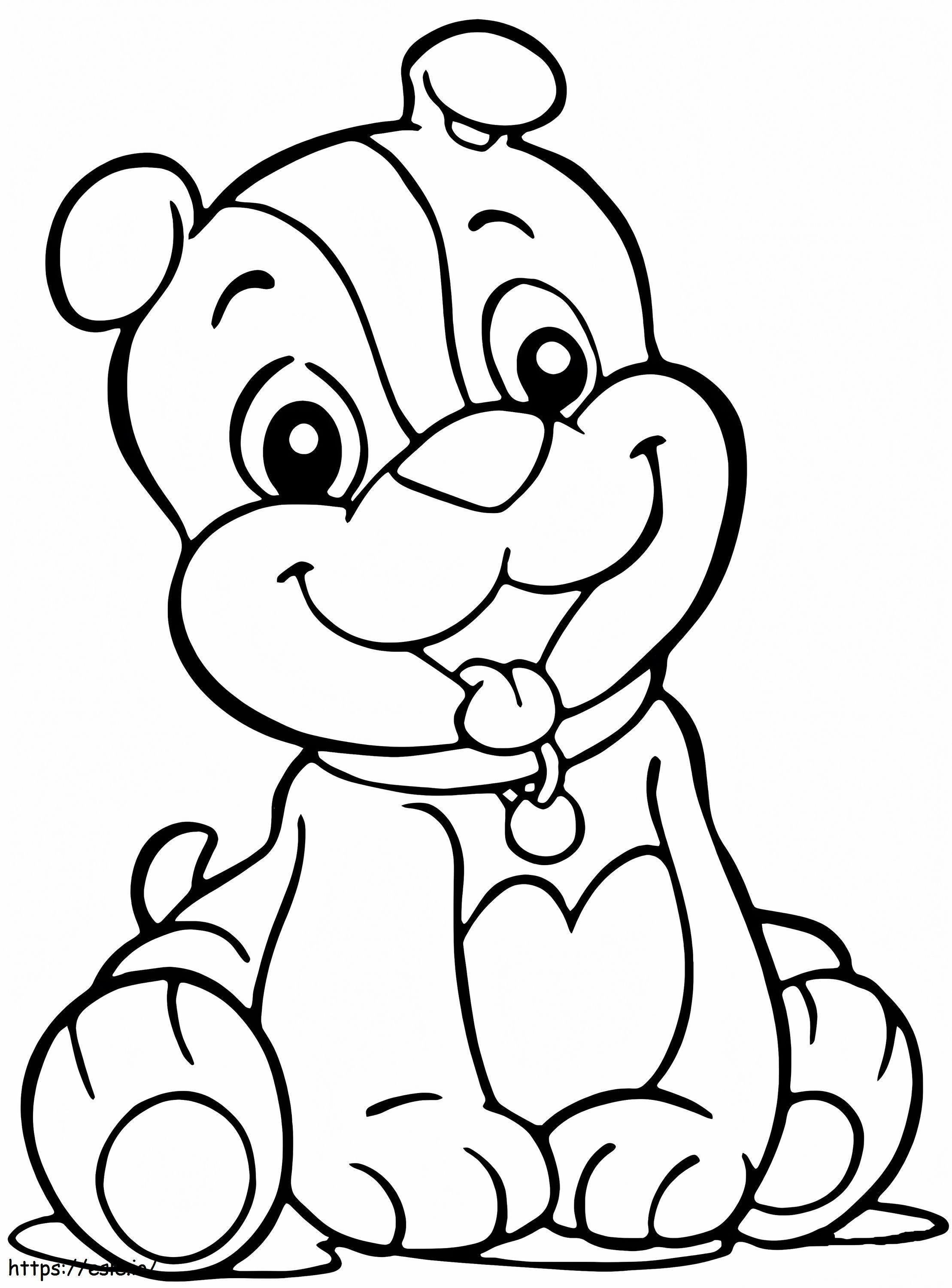 Rubble Paw Patrol coloring page