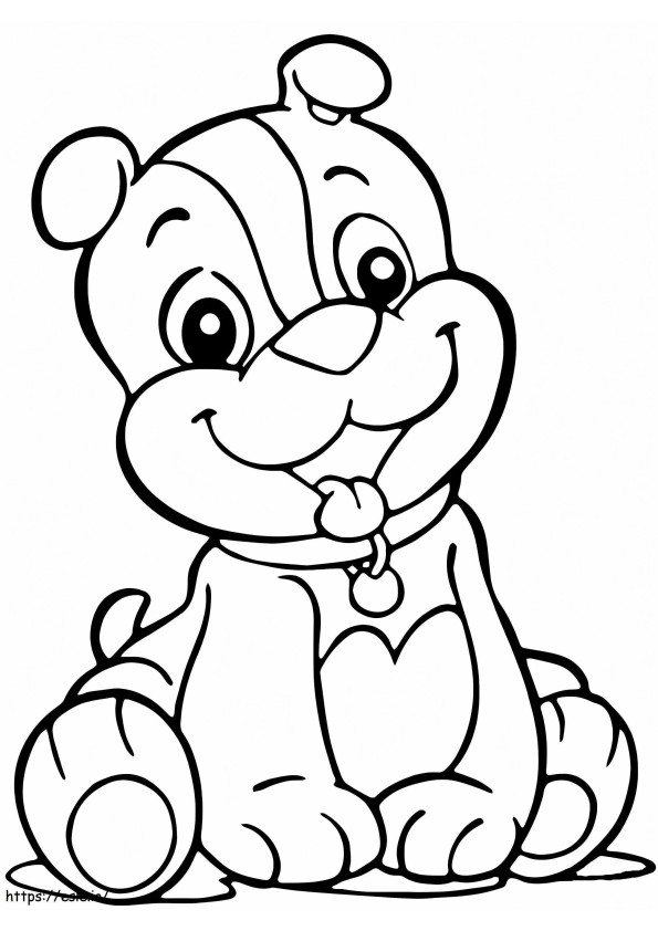 Rubble Paw Patrol coloring page