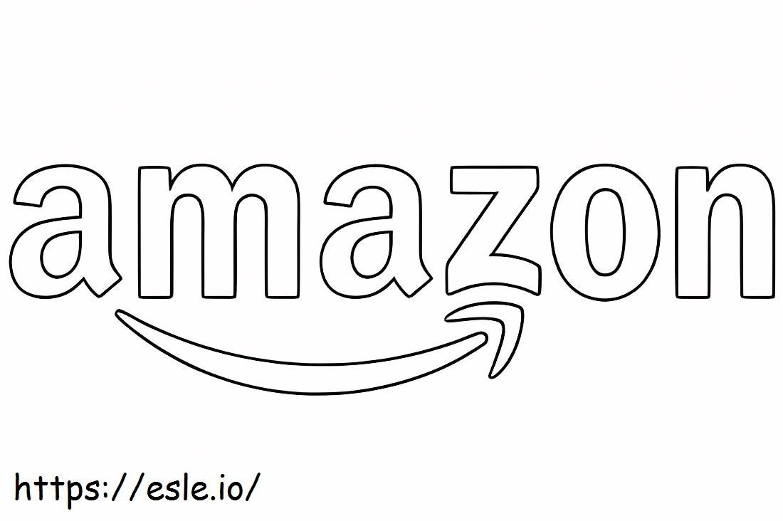 Amazon Logo coloring page