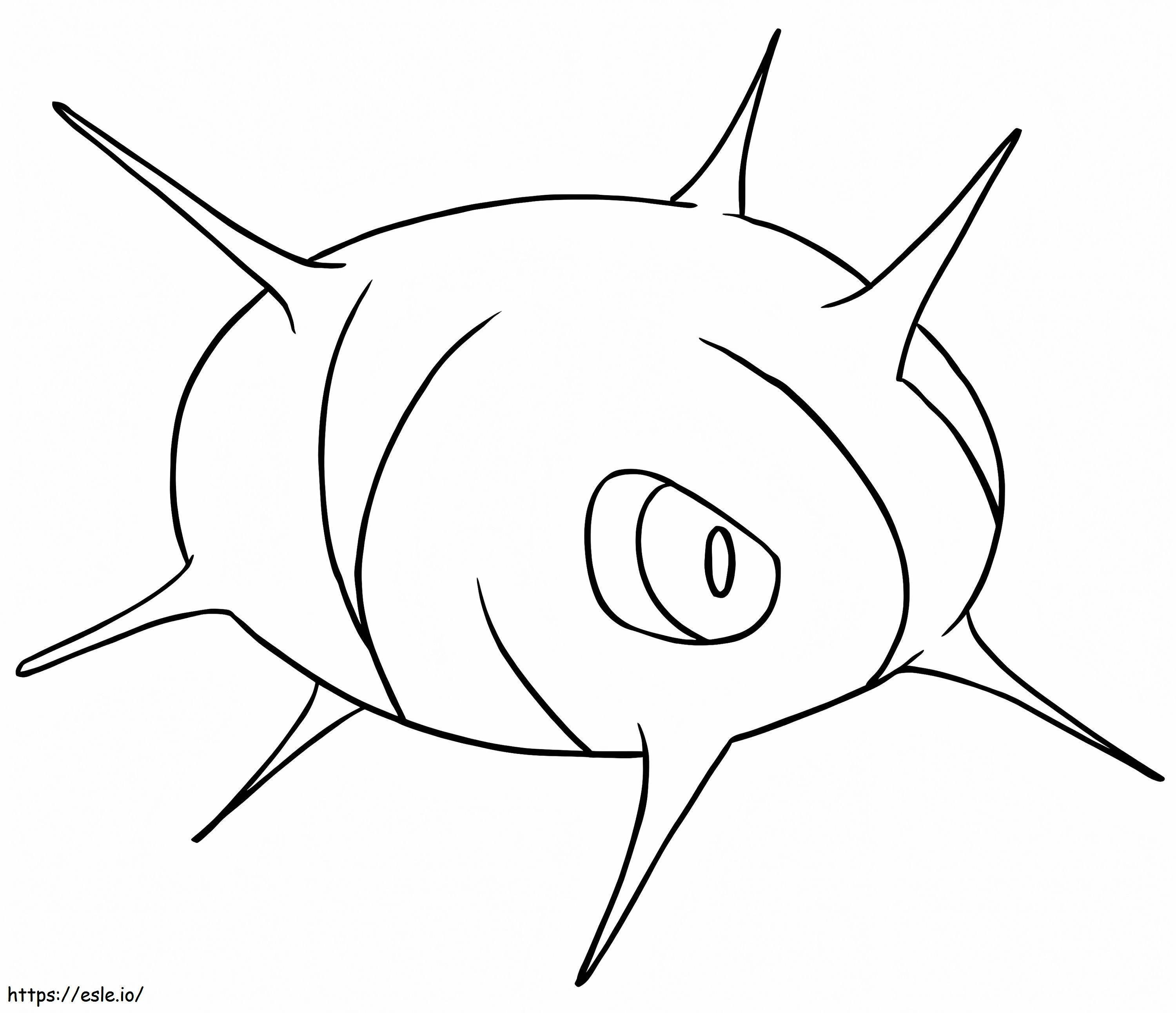 Silcoon Pokemon 1 coloring page