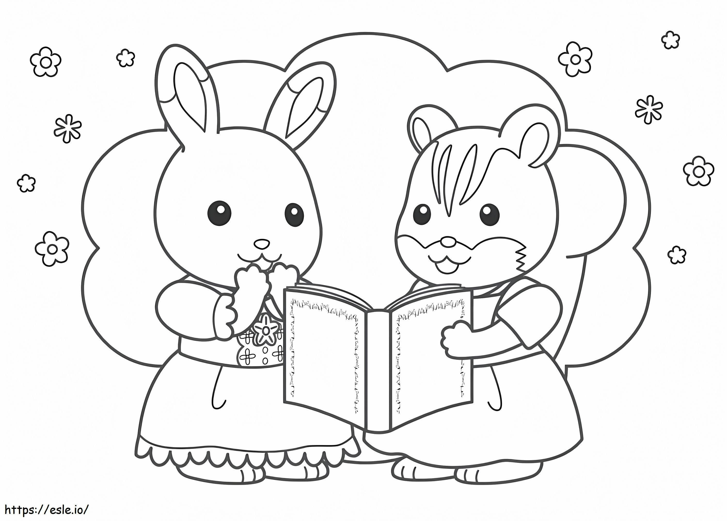Sylvanian Families 13 coloring page