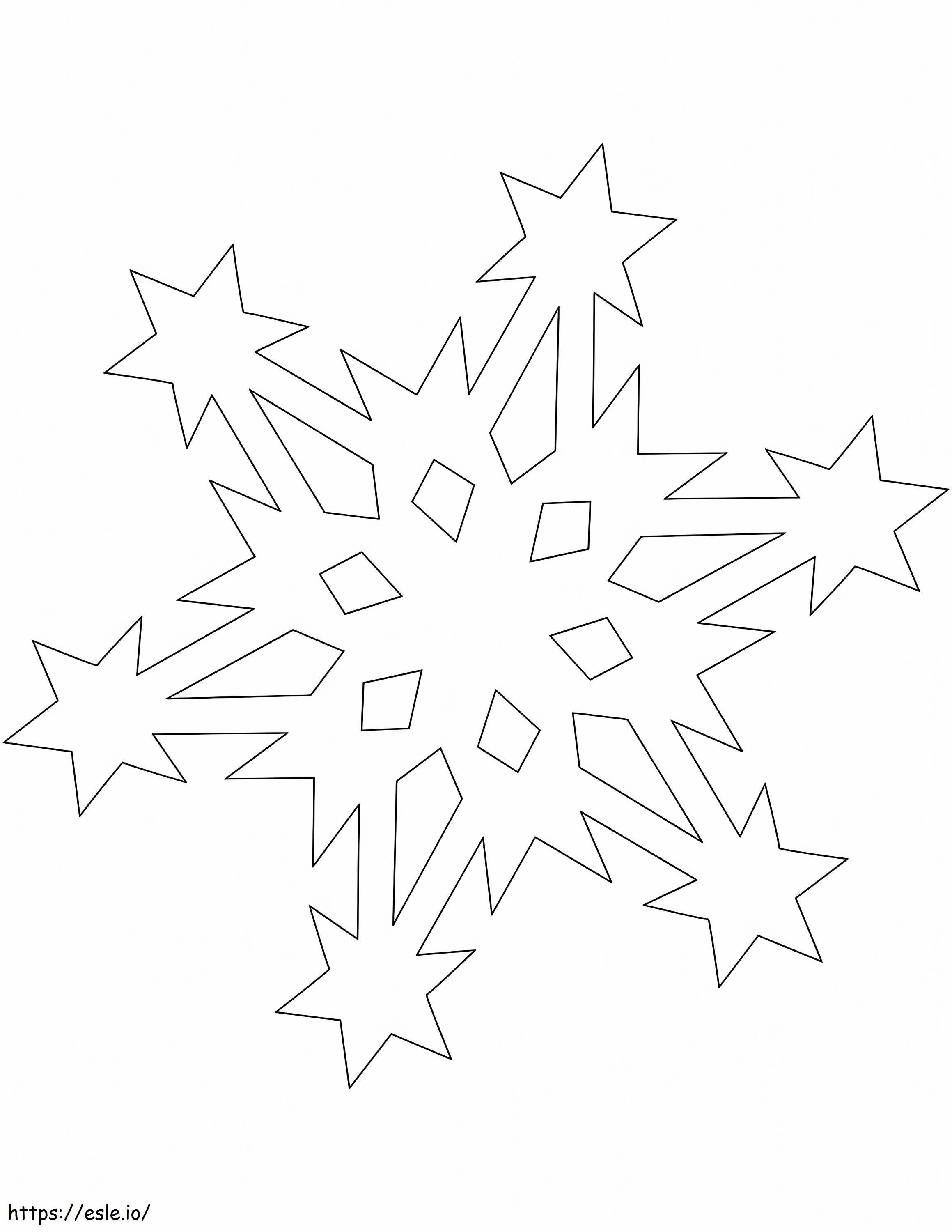 1584065228 Sneeuwvlokpatroon met sterren kleurplaat kleurplaat